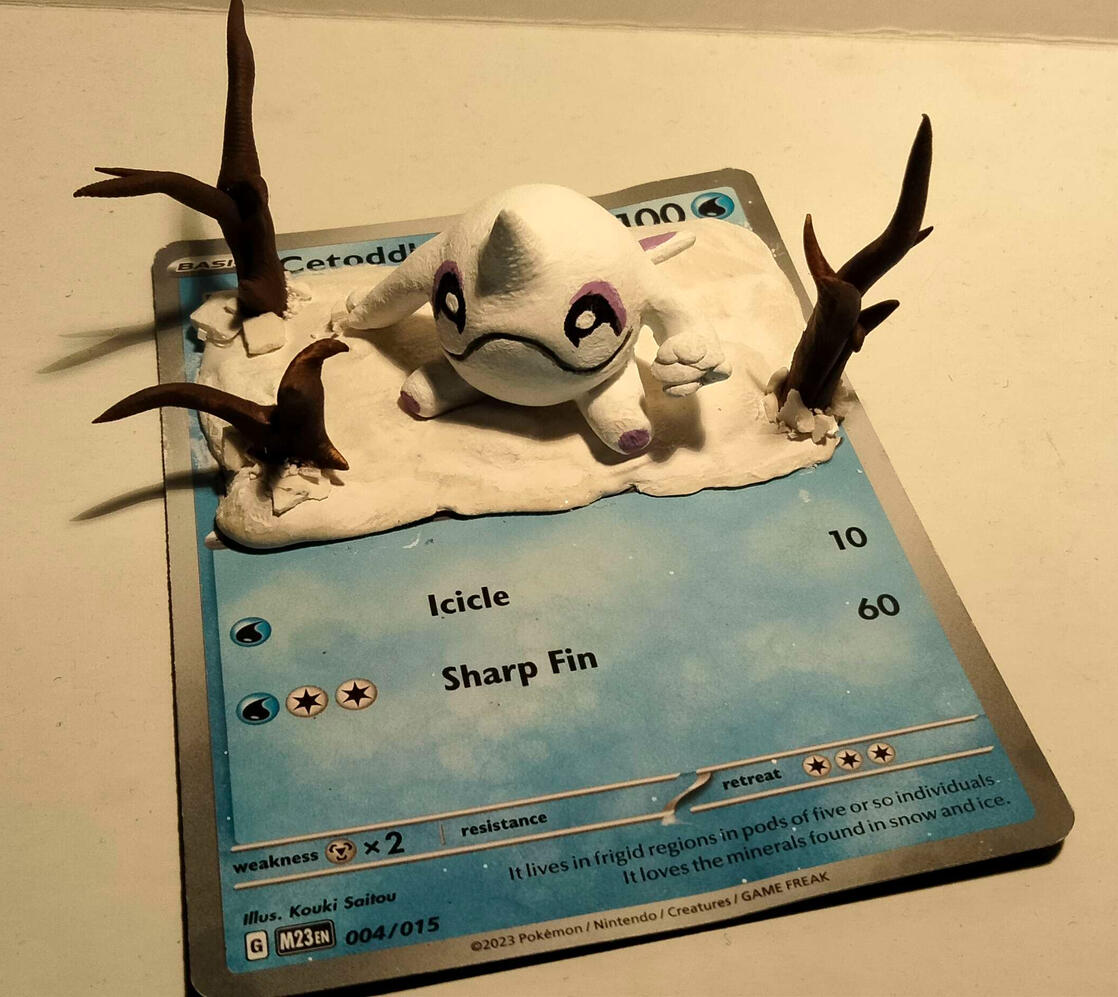 Cetodile Pokemon Diorama